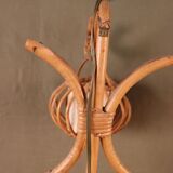 Pair Rotin Murale wall light