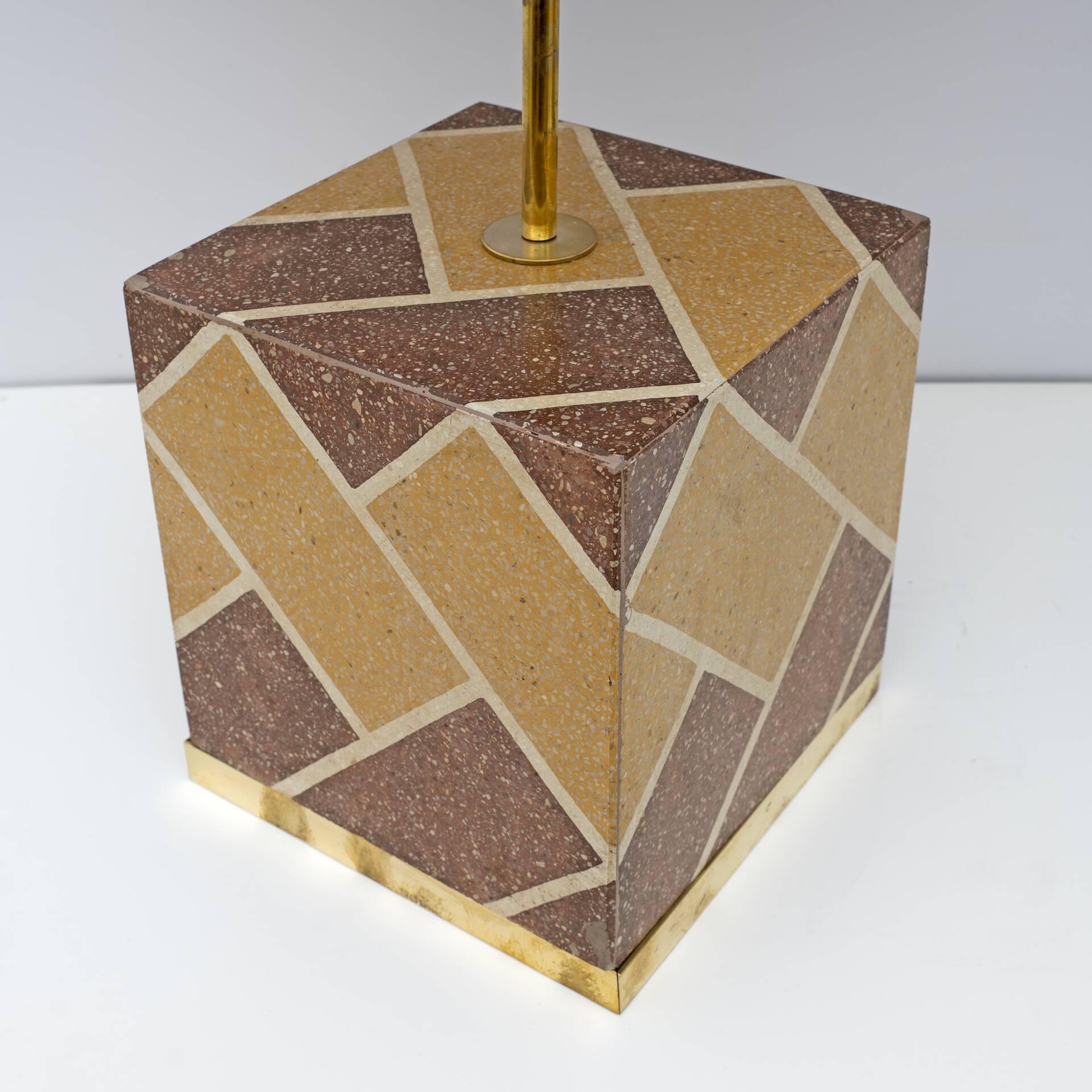 Pair of Liberty Era Italian Cementite Table Lamps