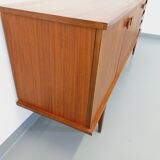 Vintage Scandinavian style teak row from the 60s