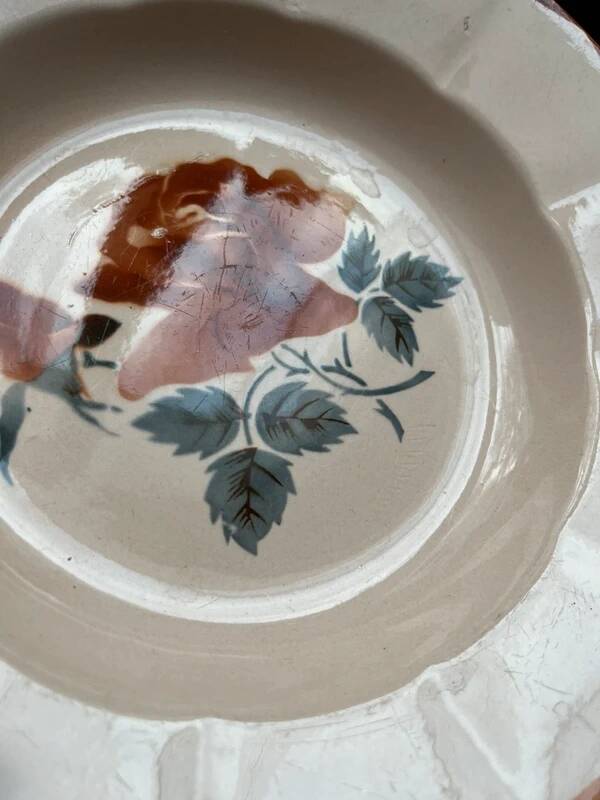 Deep plates earthenware Digoin Sarreguemines