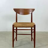 Teak dining chairs model 316 by Peter Hvidt & Orla Mølgaard Nielsen for Søborg Mobler