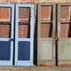Double doors, two leaves, solid wood (Set of 4)