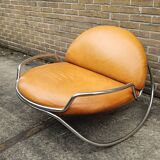 Chaise ondalunga vintage Gastone Rinaldi 1971