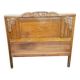 Solid oak headboard, 1920s-30s