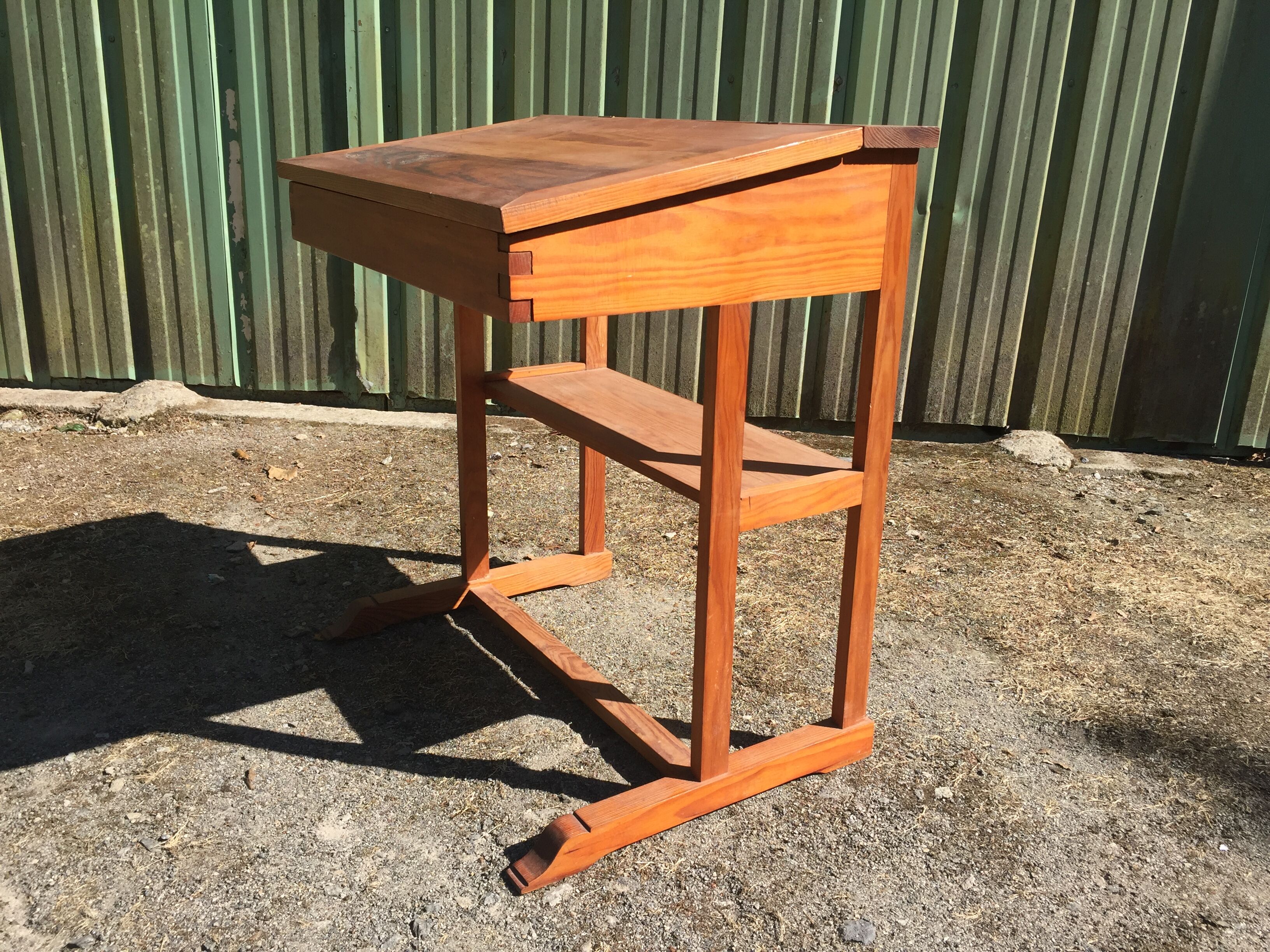 Vintage pitchpin slope desk