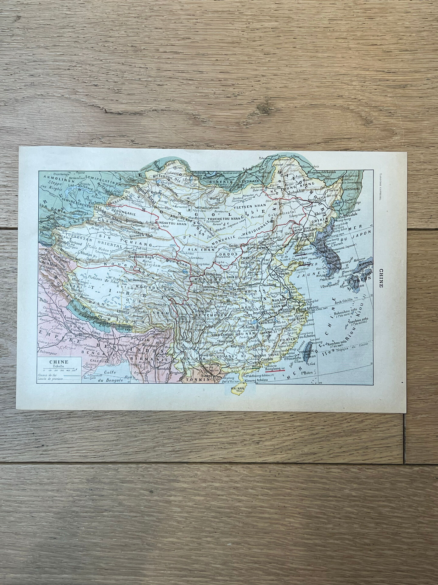 Map of China - 20x29cm