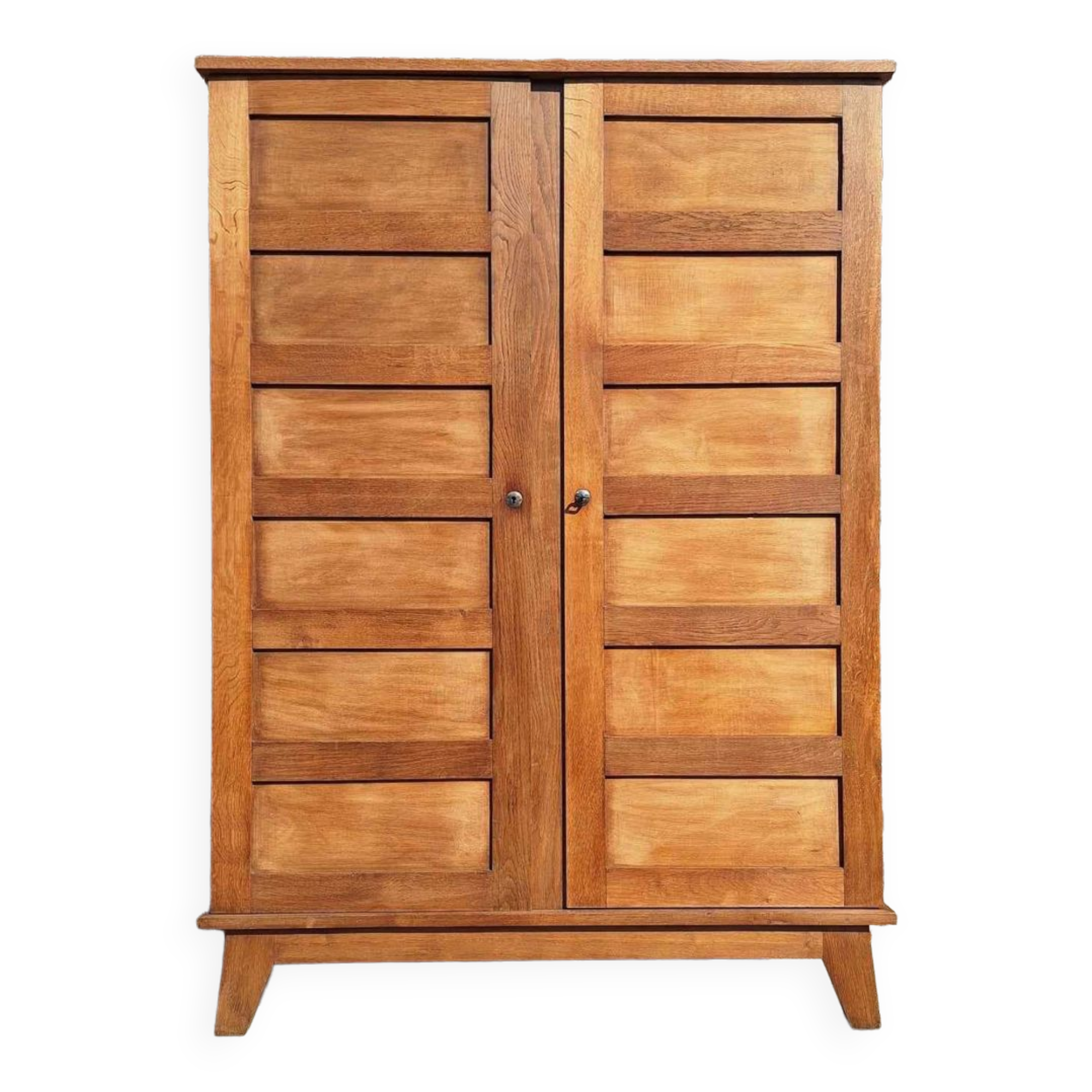 Vintage René Gabriel wardrobe, old furniture known as disaster victims