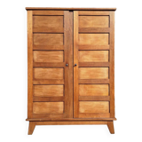 Vintage René Gabriel wardrobe, old furniture known as disaster victims