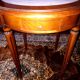 Louis XVI style mahogany pedestal games table
