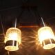 Chandelier 2 design lights Scandinavian modernist 50s 60s