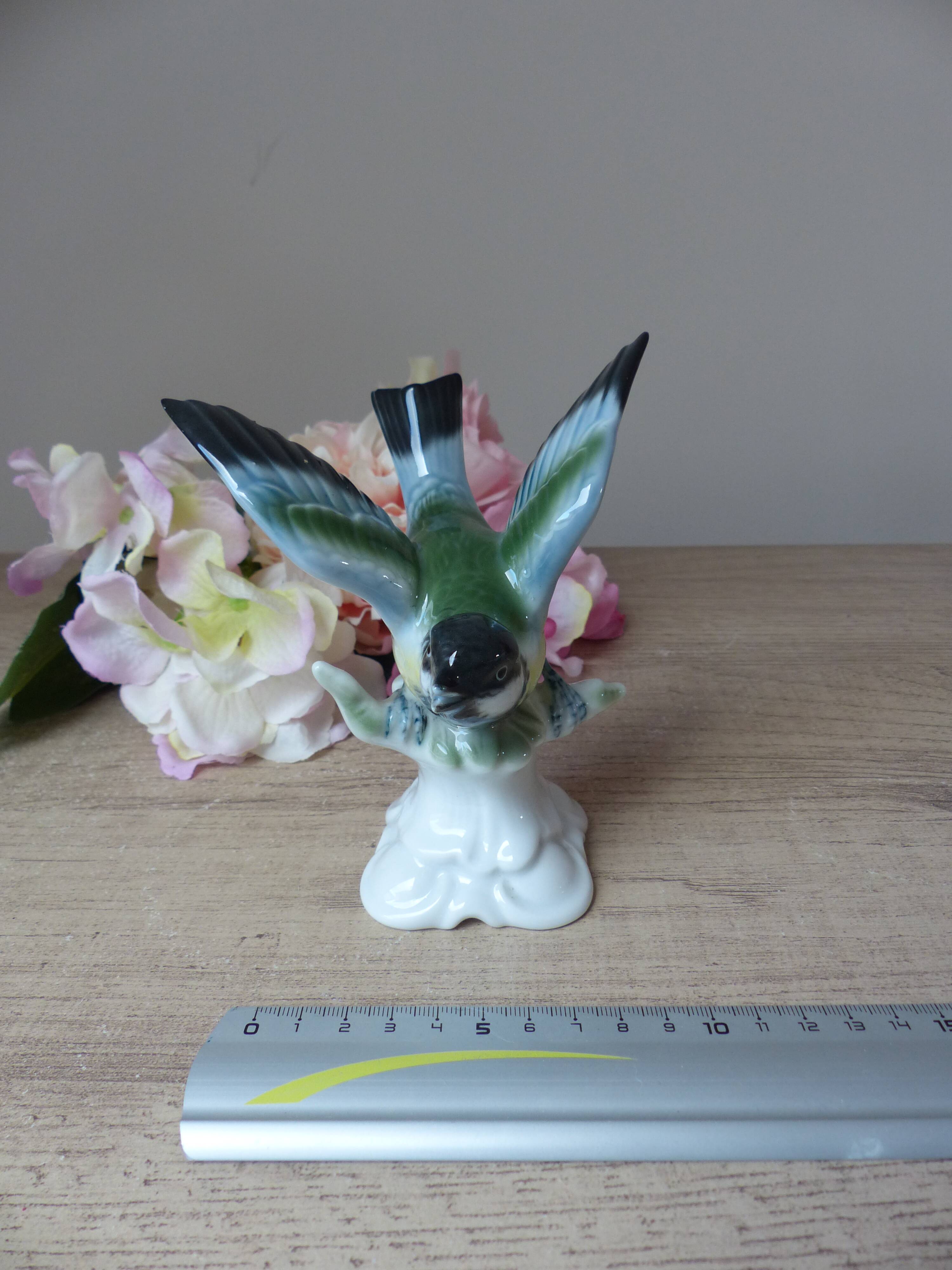 German porcelain titmouse, Gerold Porzellan Bavaria Western Germany