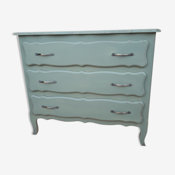 Sage green chest of drawers