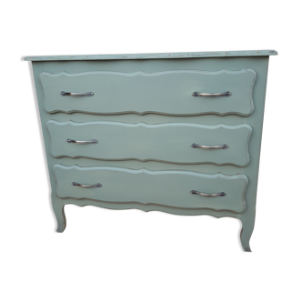 Sage green chest of drawers