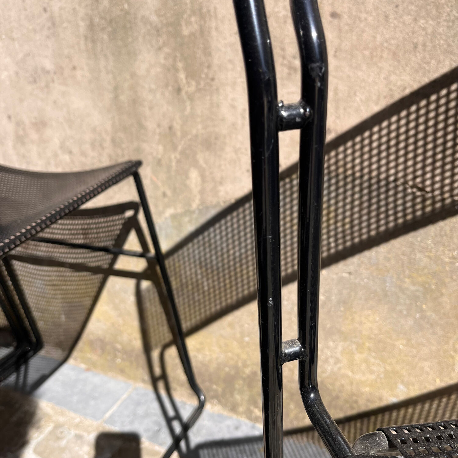 2 Italian chairs Full Metal - 1980