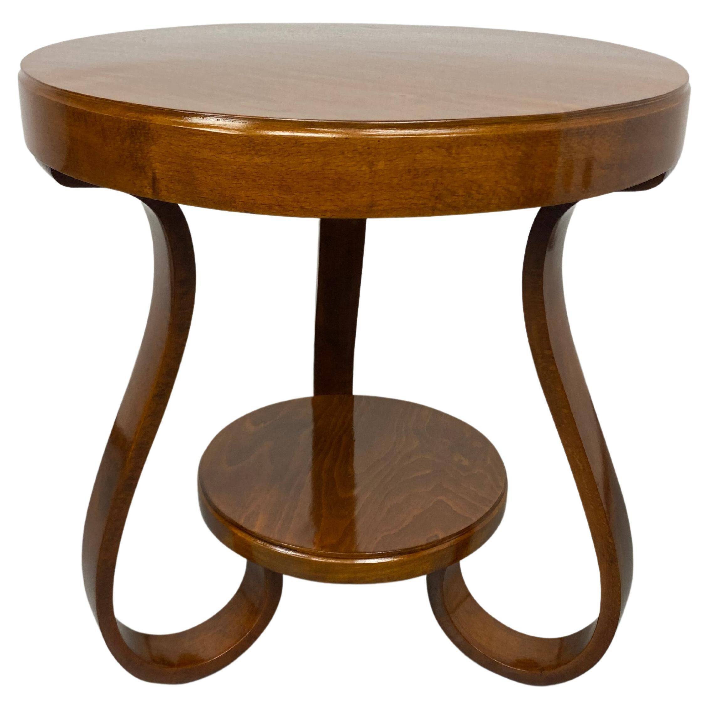 Table basse Tulipe Art déco no.301 par Thonet Debrecen