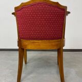 Art Deco office chair in walnut