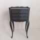 Table de chevet en bois peint