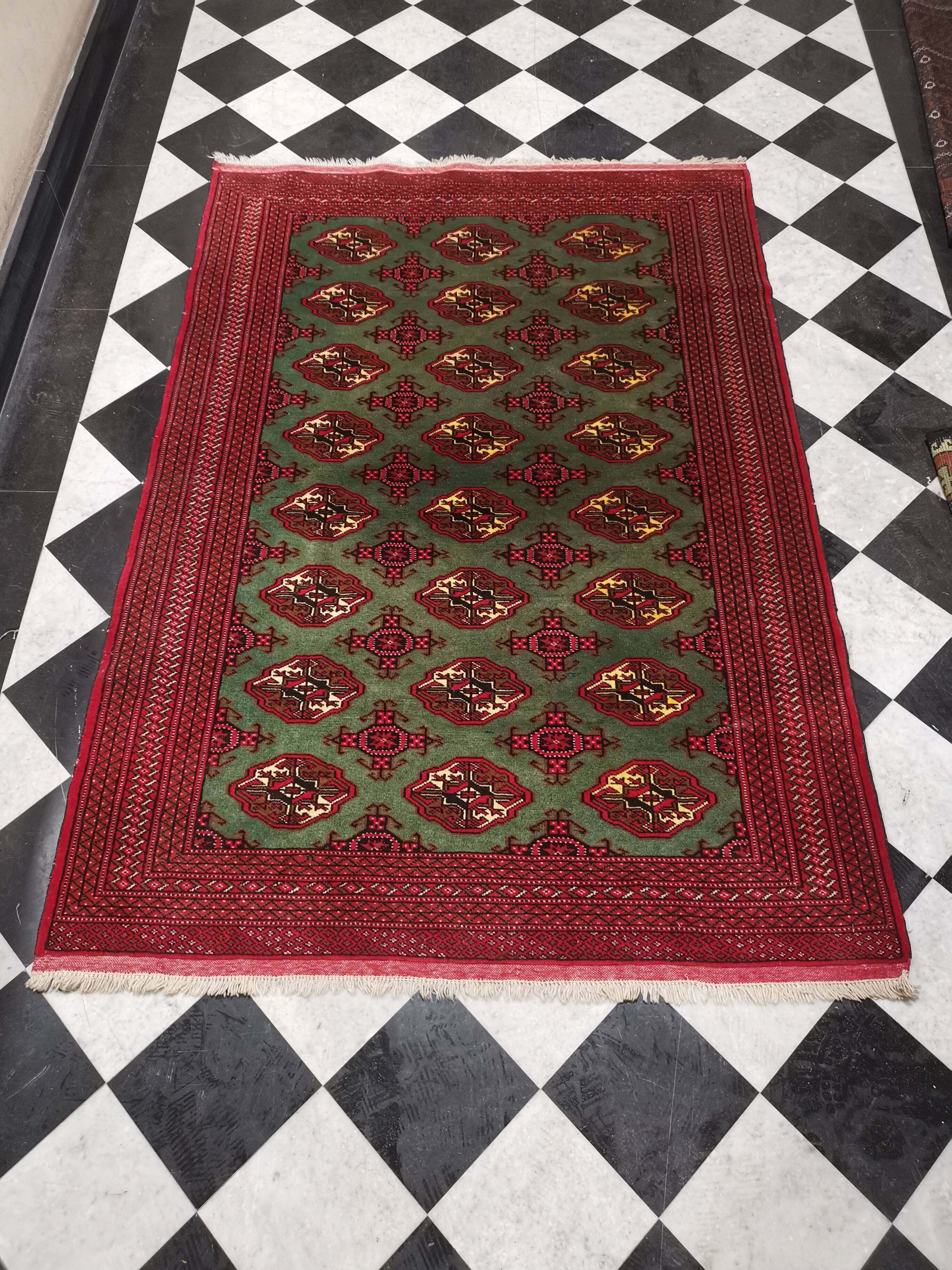 Tapis d'orient persan fait main Boukhara 190 x 130