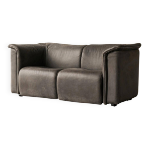 Sofa Karl Wittmann en cuir patiné, années 1980