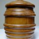Tobacco jar, vintage turned wooden box from the 40s-50s