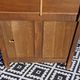 Small oak cabinet, 4 doors, Louis XIII style