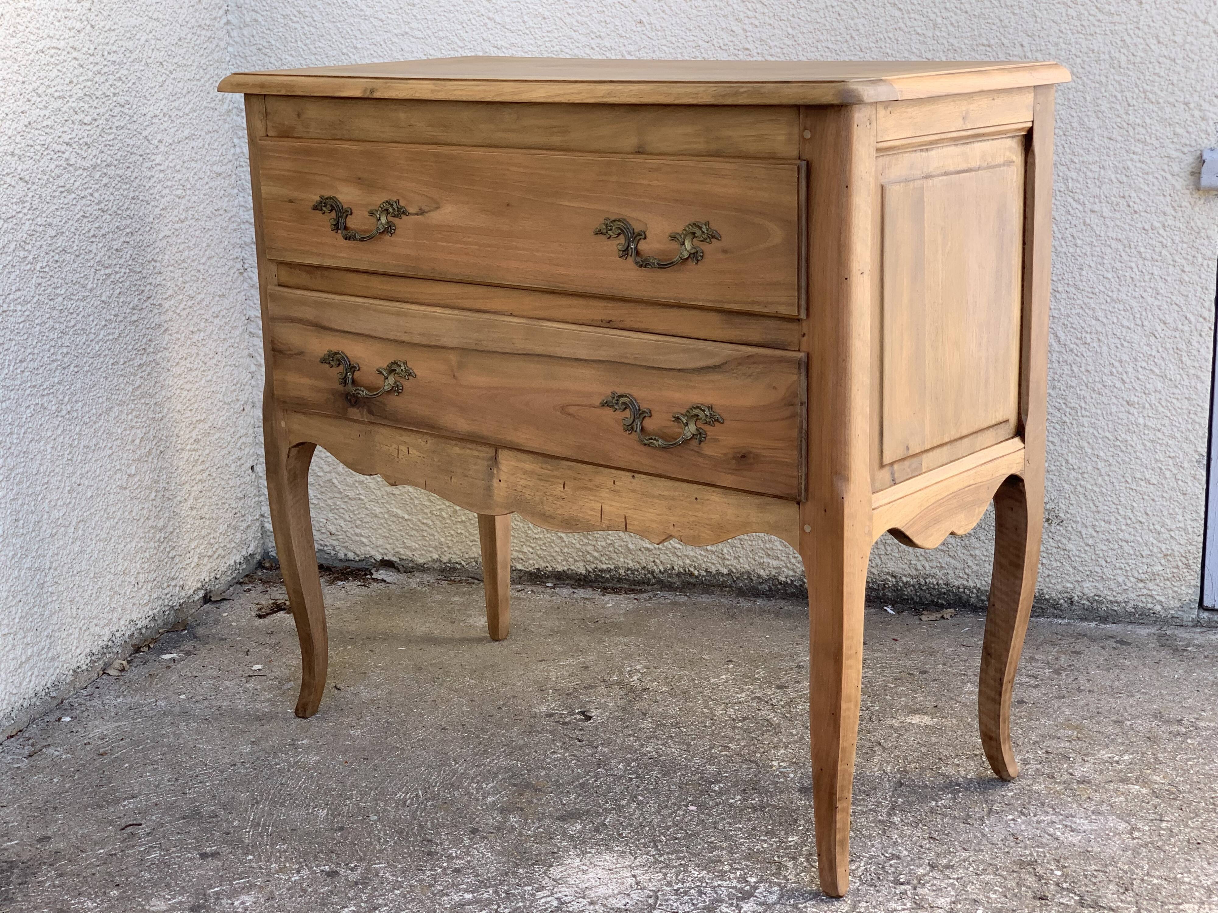 Solid raw walnut jump cabinet