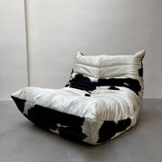 Togo leather armchair by Michel Ducaroy for Ligne Roset