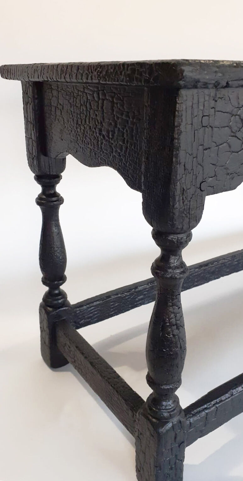 Table basse bois brulé Maud Supplies