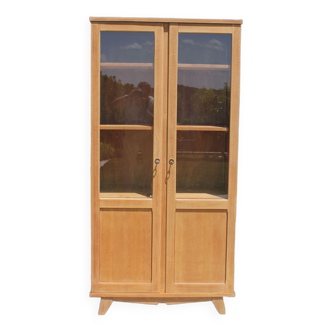 Armoire vitrée pieds compas