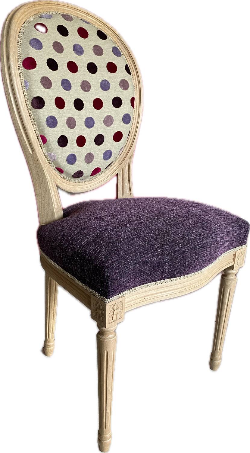 Chaise Médaillon style Louis XVI