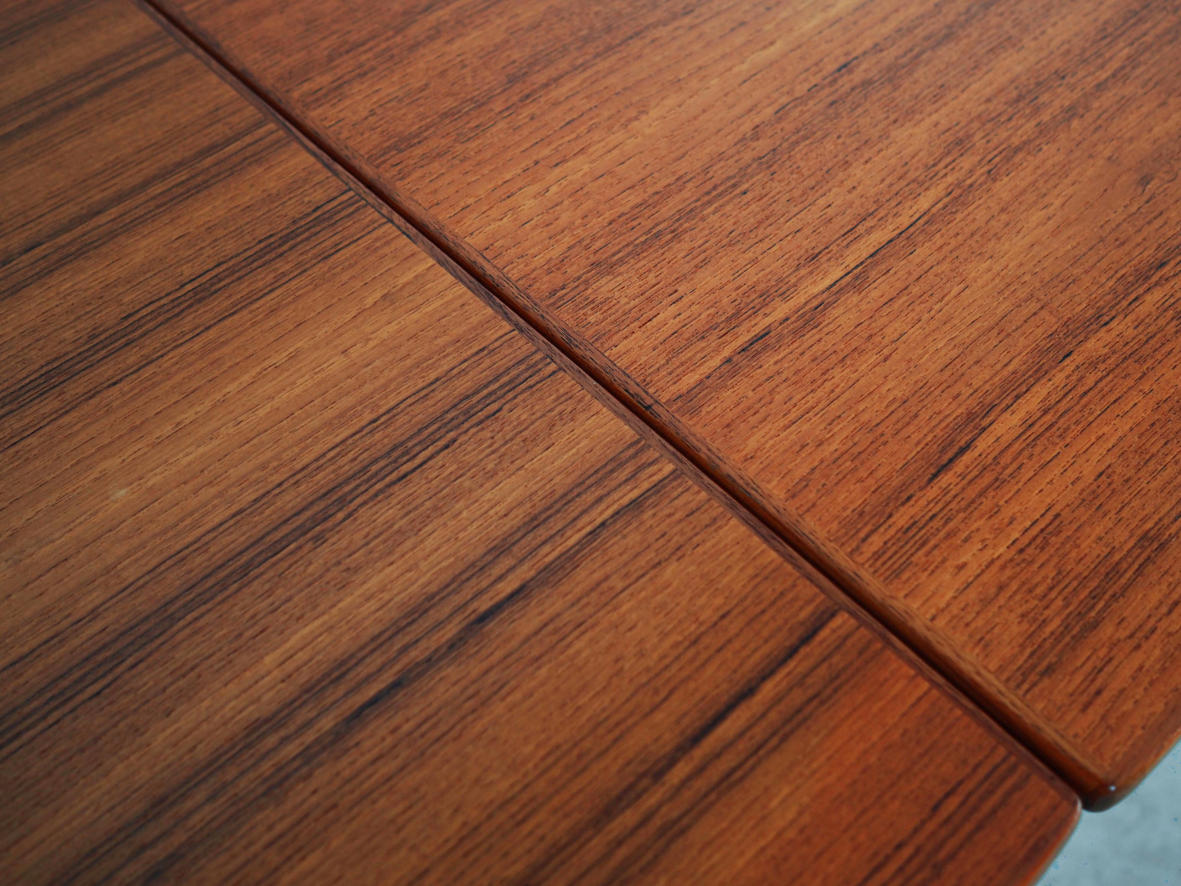 Teak table, Danish design, 1970s, production: Denmark