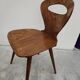 Chaise Baumann de bistrot modèle "fourmi" vintage 1950