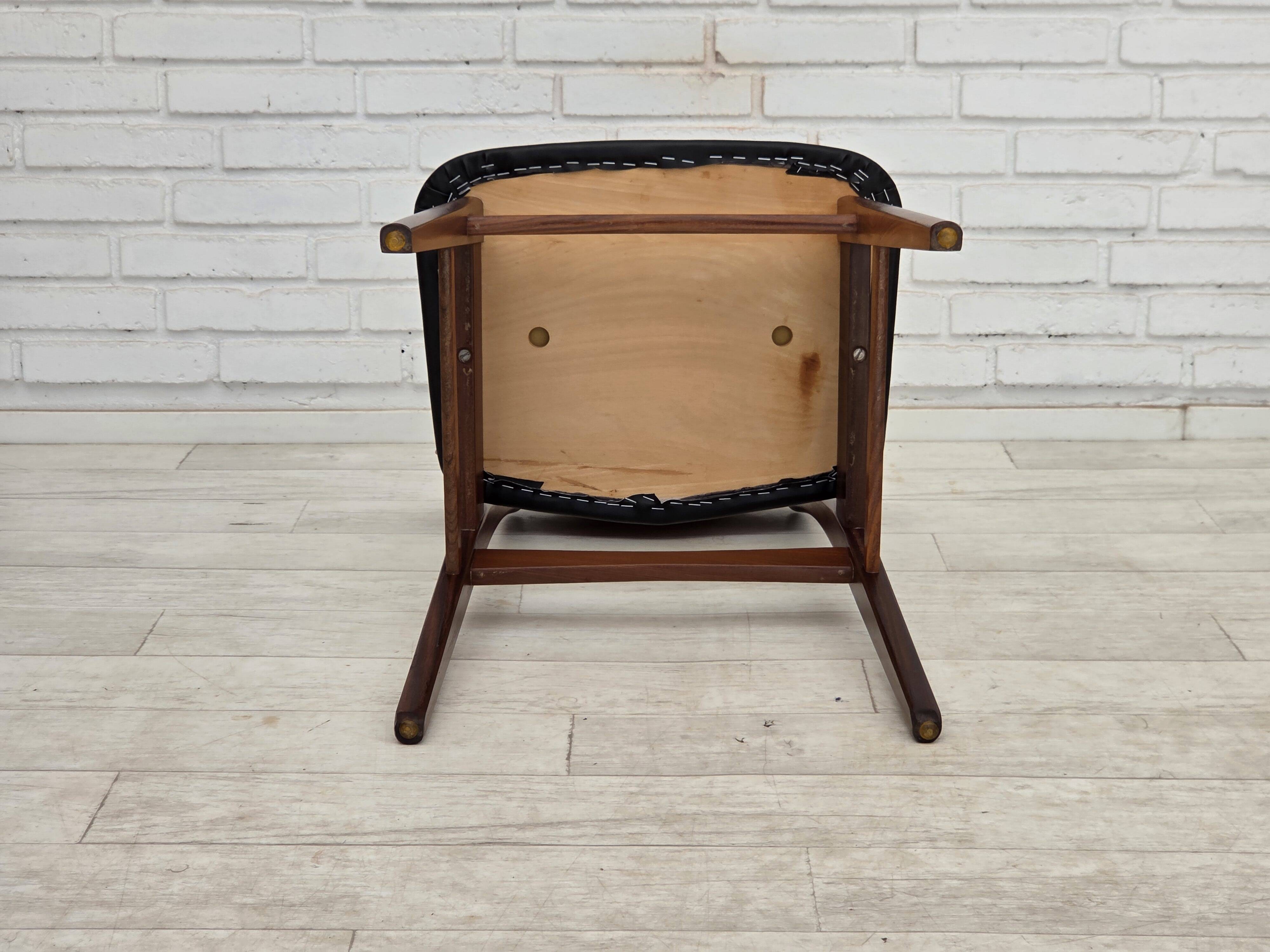 1970s, set of 4 Danish dining chairs by Findahl Møbelfabrik, teak wood.
