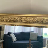 Antique Louis-Philippe carved mirror 90x65 cm