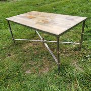 Marble and onyx coffee table 1960s/70s