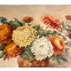 Tableau huile sur toile nature morte 100x50cm