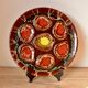 Set of 6 Vallauris oyster plates in slip - 1960s