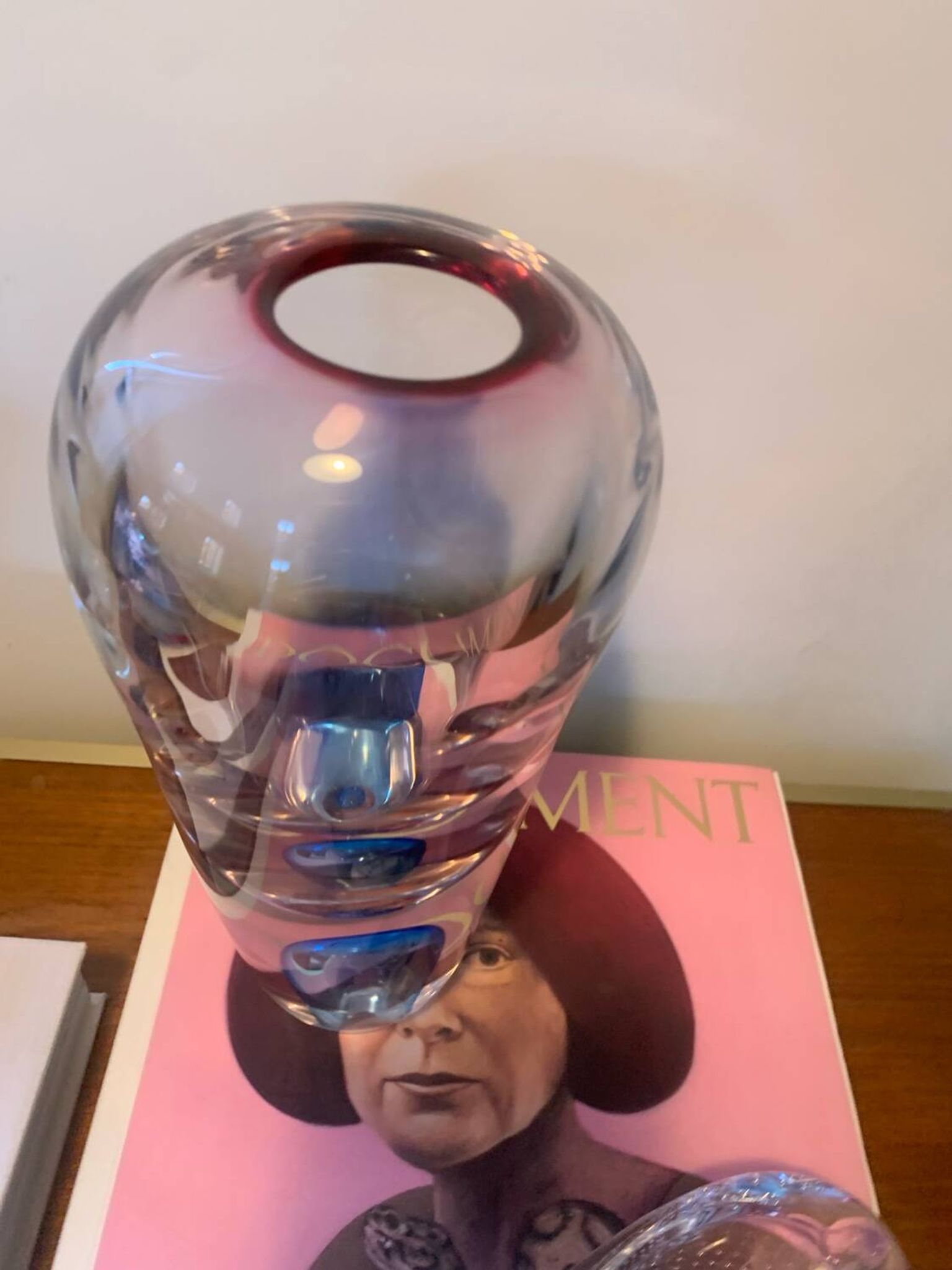 Murano submerged vase