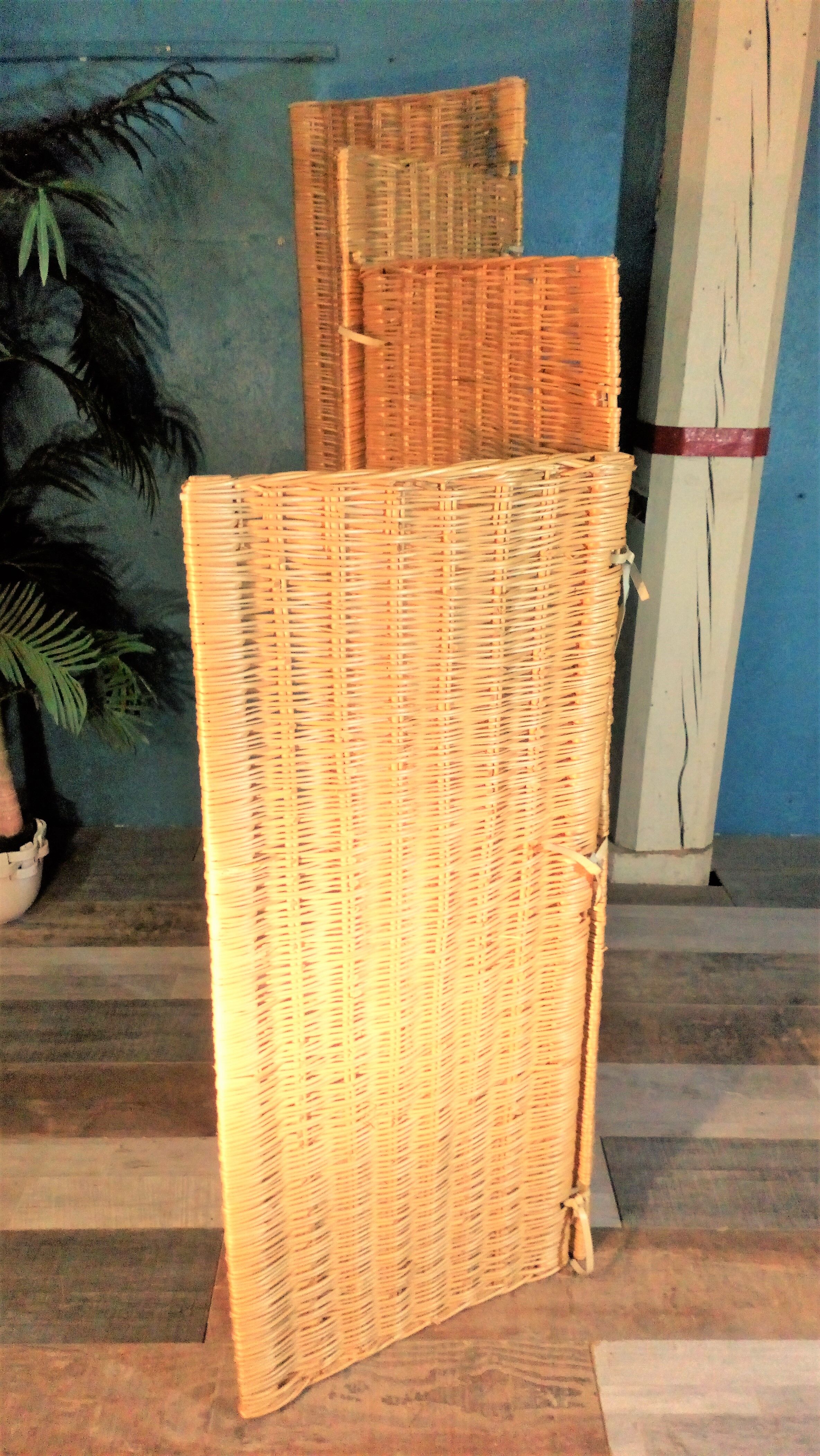 Paravent rotin 1950s