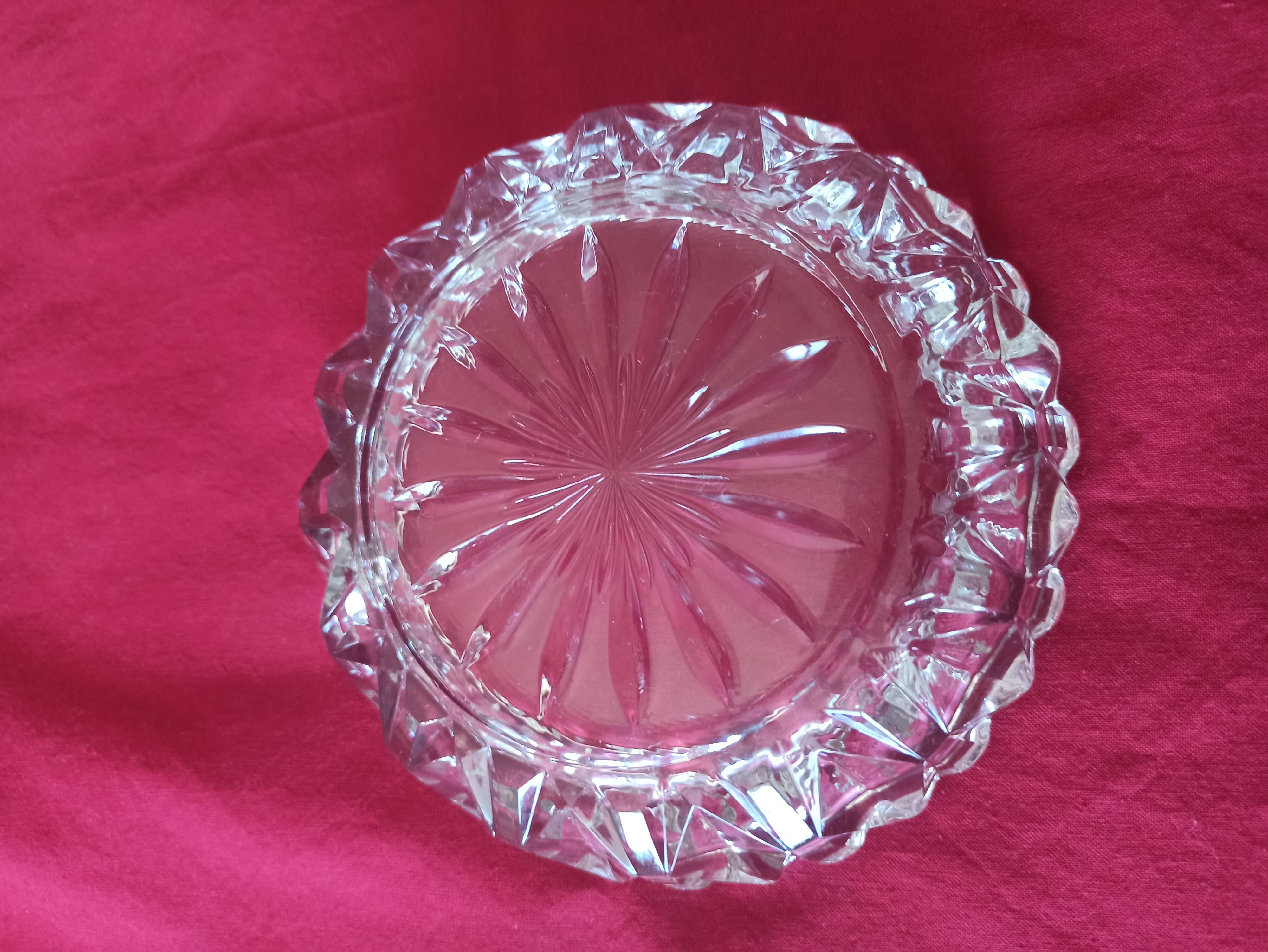 Vintage glass ashtray