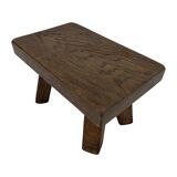 Vintage footstool stool minimalist brutalist