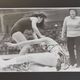 Vintage framed silver prints, women's wrestling, 1960s, 31 x 41 cm
