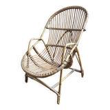 Rattan armchair - authentic vintage charm look