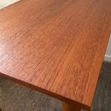 Scandinavian set by Poul Hundevad table and 4 folding teak stools