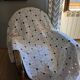 2 dessus de lit anciens en crochet fait main