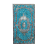 Hand-knotted unique anatolian 1980s 156 cm x 285 cm grey carpet