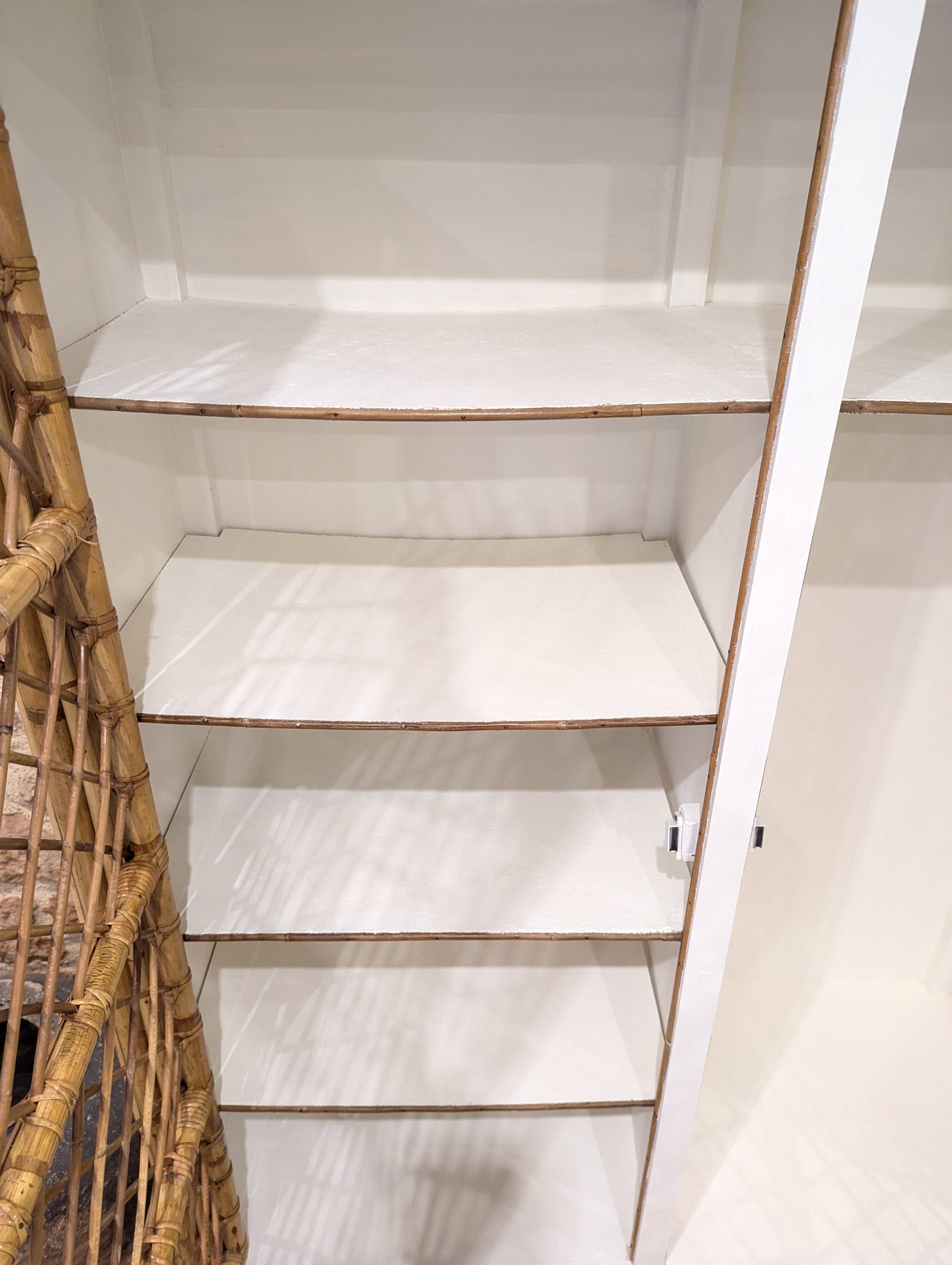 Rattan wardrobe