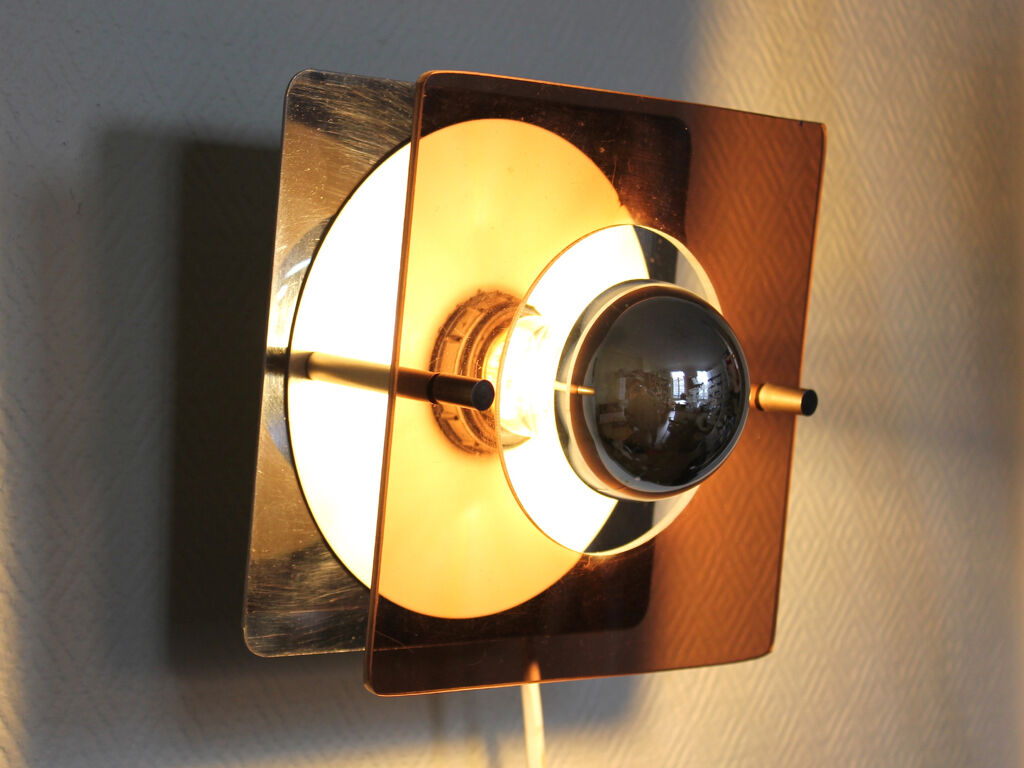 70's Disco wall lamp by Jocelyne Trocmé for Oxar