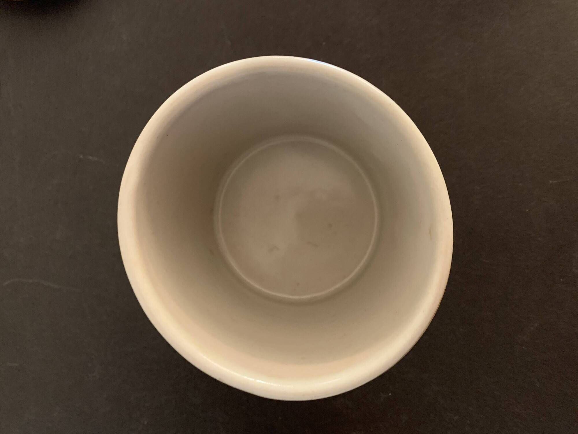 2 pots Pottery of La Colombe model sandstone flower 1970/1980