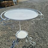 Wrought iron garden table
